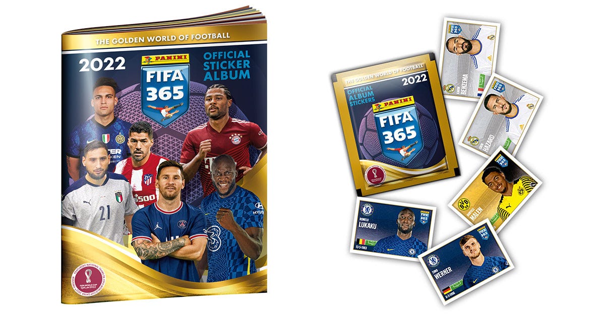 Panini FIFA 365 2022 matricagyűjtő album